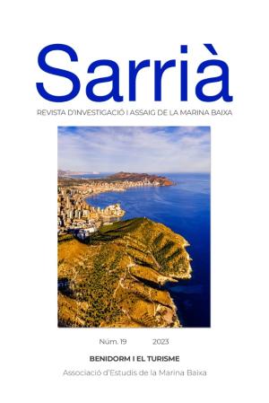Núm. 19 (2023): Benidorm i el turisme
